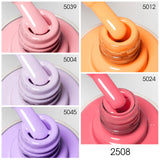 Sunset Mirage- 5 Colors Gel Polish Set (With Nail Tips)