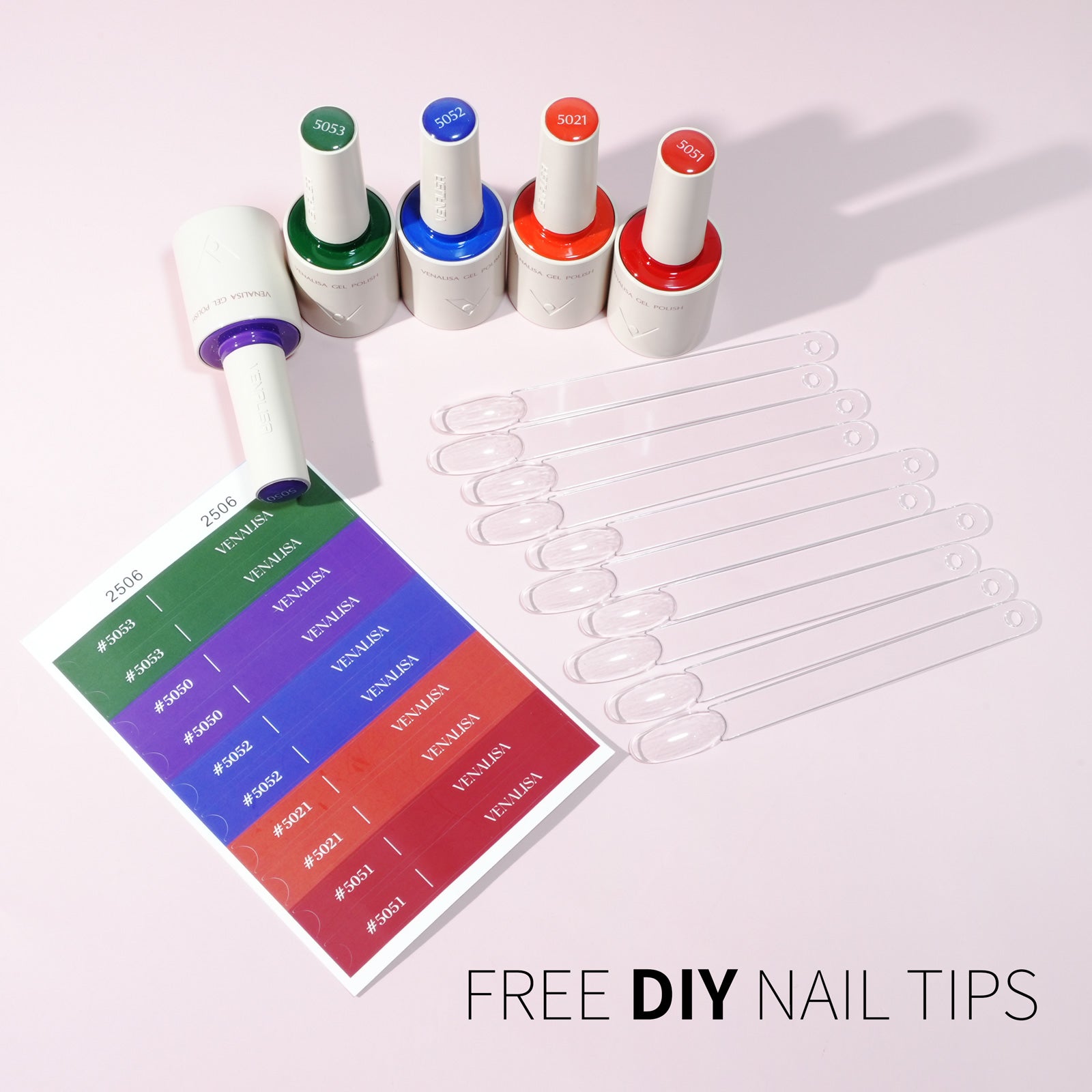 Gothic Garden- 5 Colors Gel Polish Set (With Nail Tips)