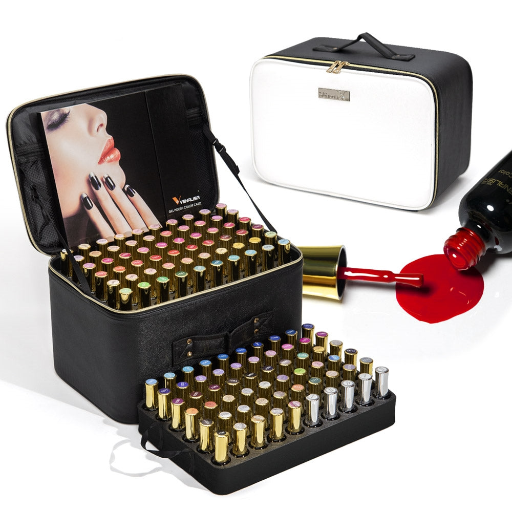 Ensemble complet de 120 flacons de vernis gel