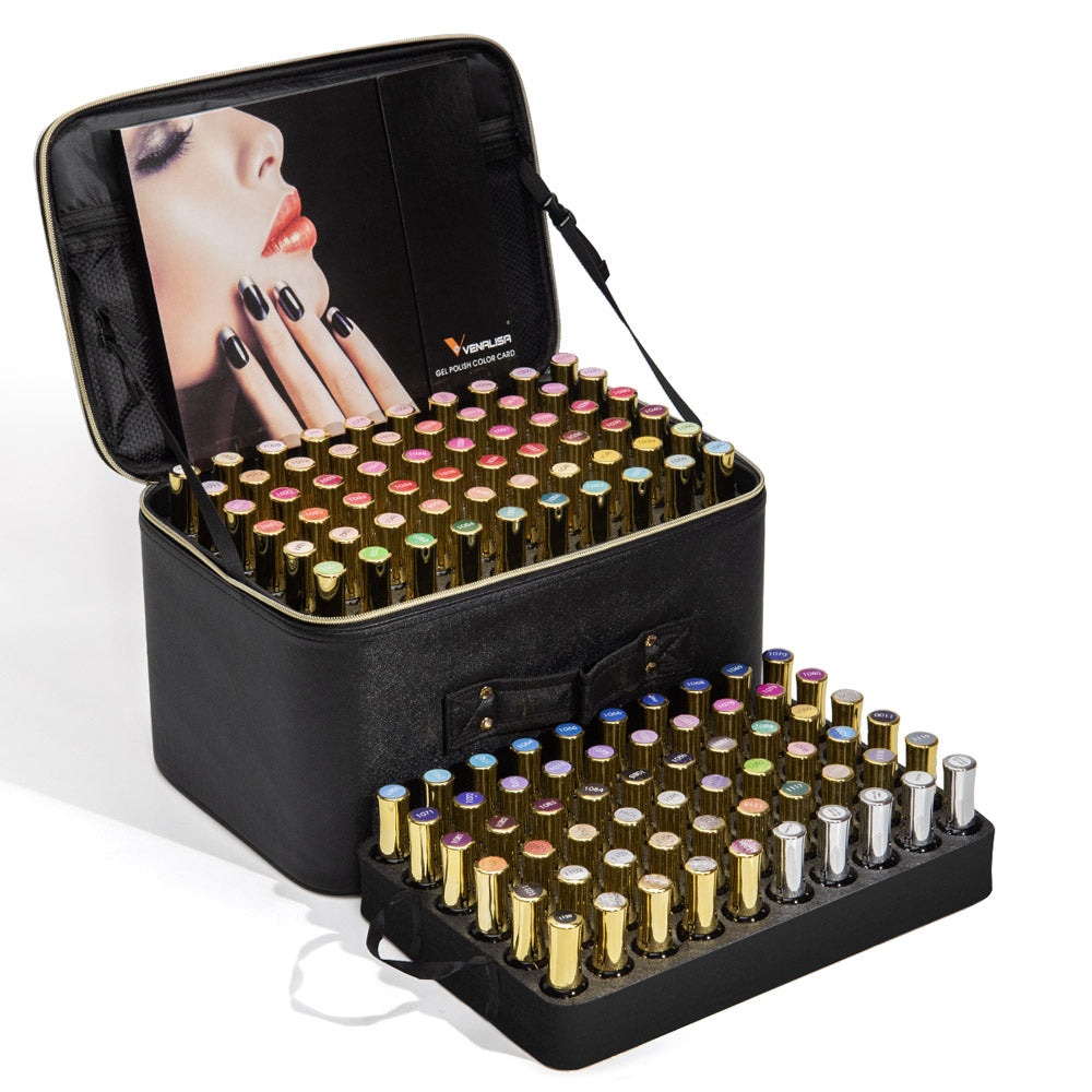 Ensemble complet de 120 flacons de vernis gel