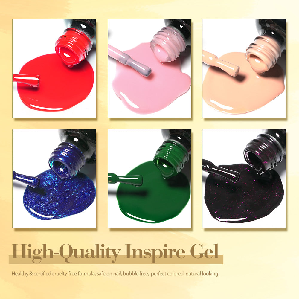 Ensemble complet de 120 flacons de vernis gel