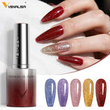 10ML Glitter & Cat Eye Gel 60 Colors Set (With Color Display)