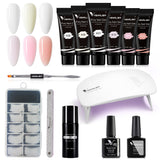 Light-colored Poly Gel All-in-one Manicure Starter Kit