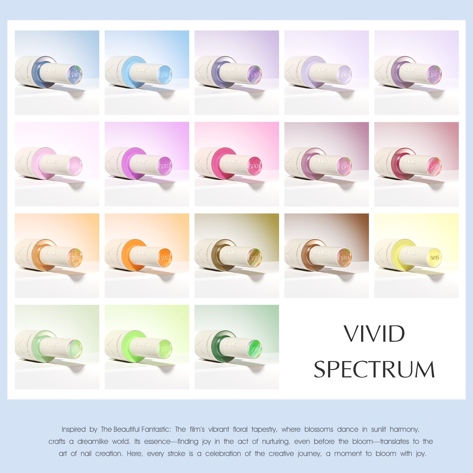 Nail Gel Polish 10ML VIVID SPECTRUM