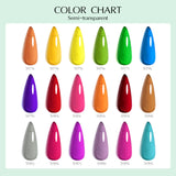 Nail Gel Polish 10ML (Semi-transparent Color)