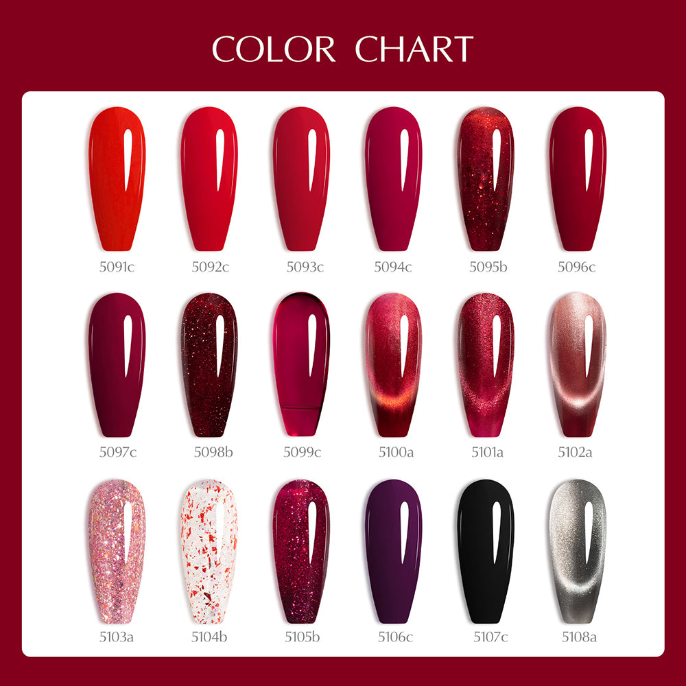 V6 Gel Polish Set 22 Pcs With Color Card