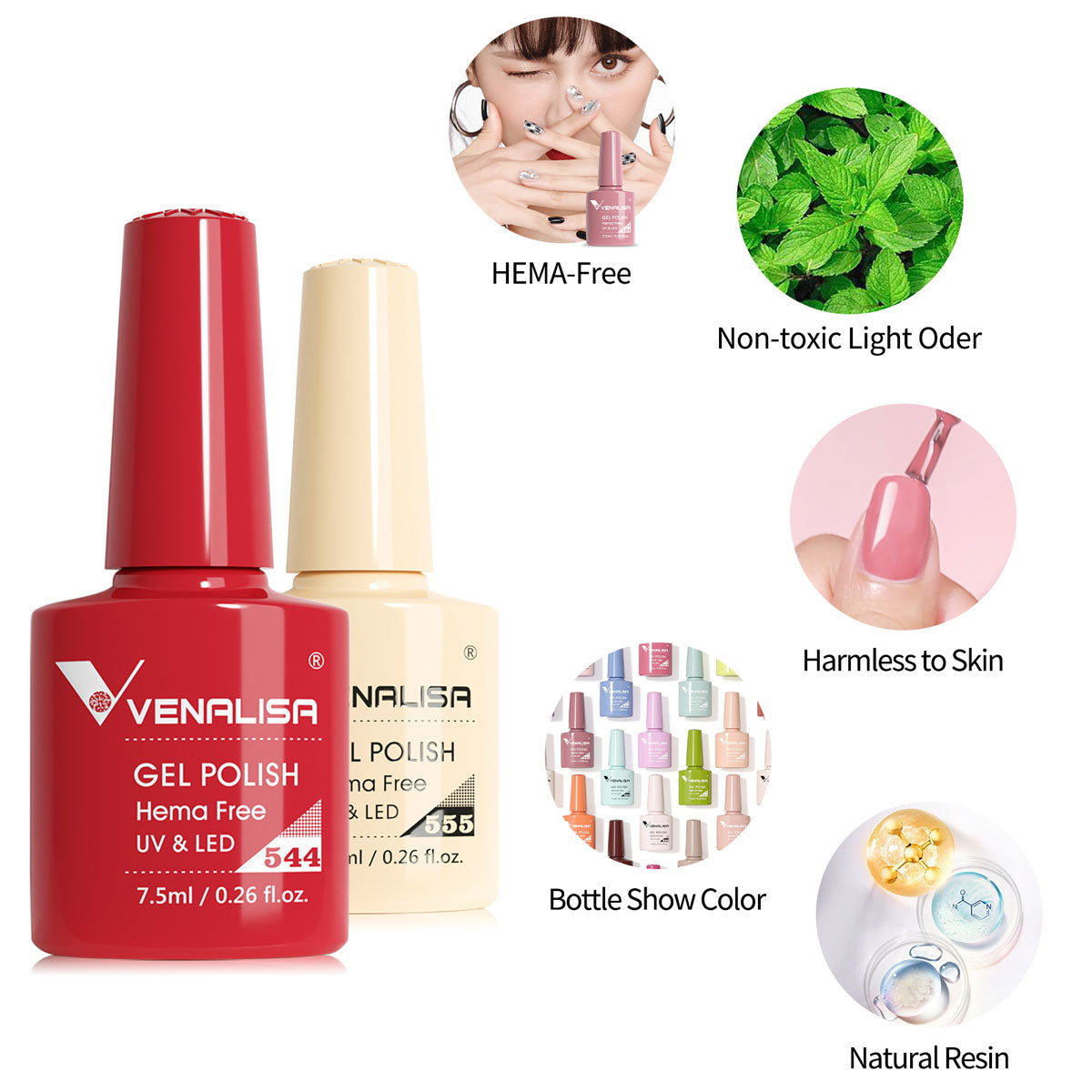 Kit de vernis gel VIP5 60 couleurs