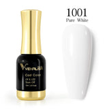 Venalisa 12ml Nail Gel Polish Pure White Color