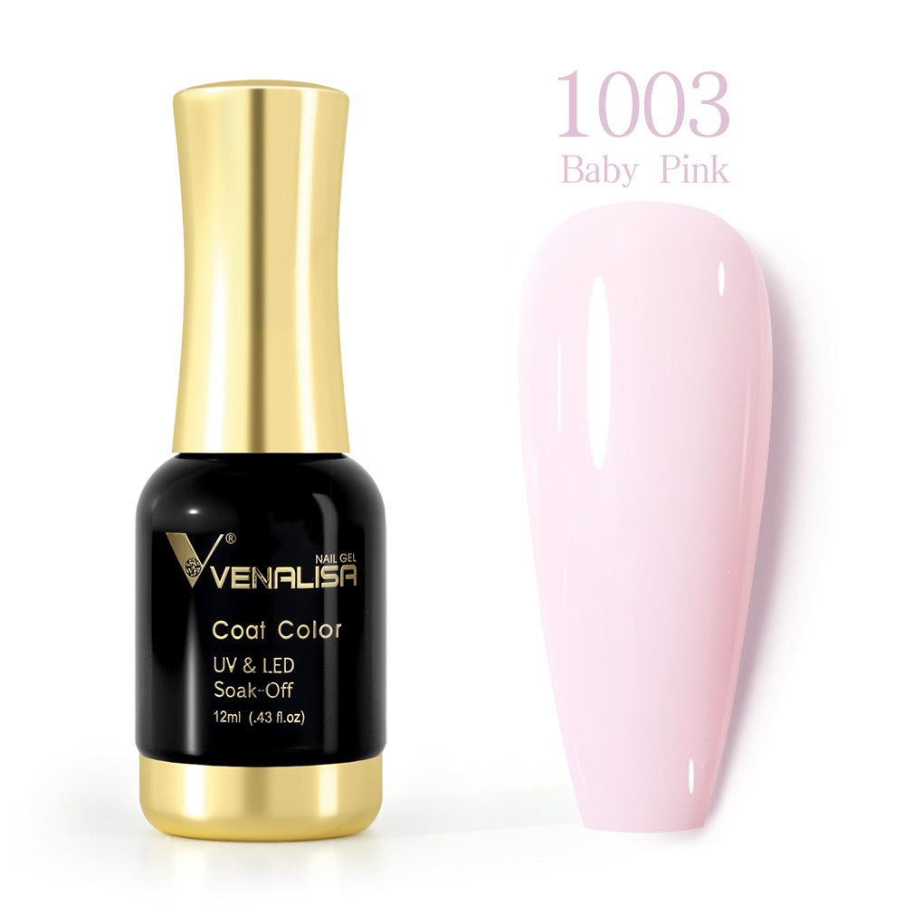 Venalisa 12ml Nail Gel Polish Baby Pink Color
