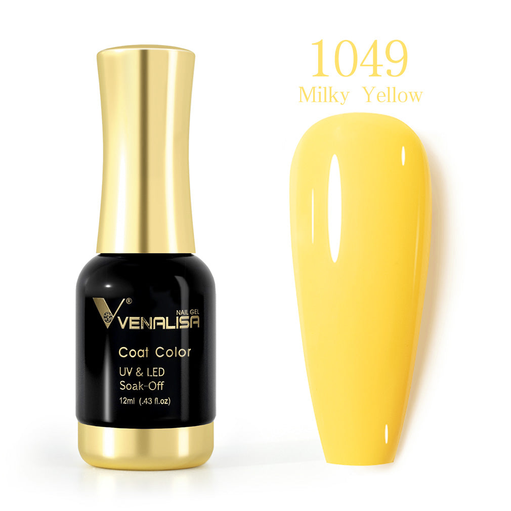 Venalisa 12ml Nail Gel Polish Color 1049- yellow gel nail polish