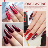 XMAS Red- 6 Colors Gel Polish Set