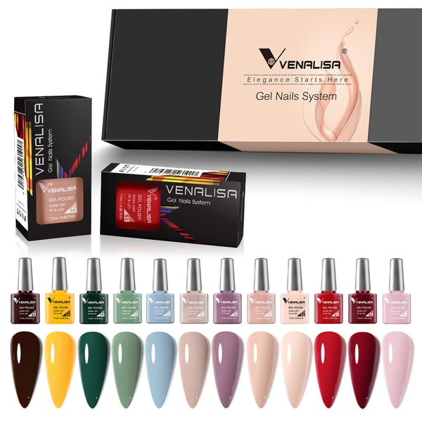 Any Time - Gel Polish 12 Colors Set – Venalisa