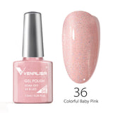 Venalisa 7.5ml Gel Polish Color 36- glitter gel nail polishh