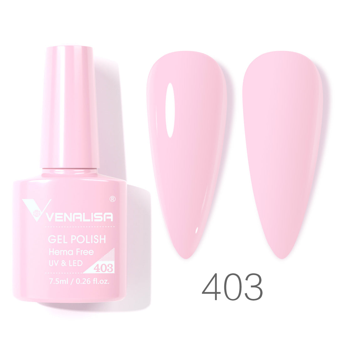 Venalisa Pink gel nail polish- 403