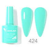 Venalisa green gel nail polish- 424