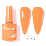 Venalisa orange gel nail polish-430