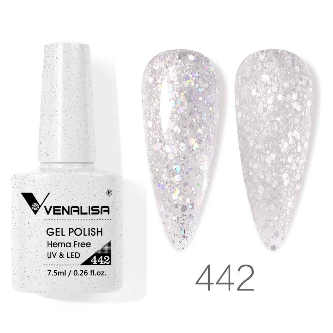 Venalisa glitter gel nail polish- 442