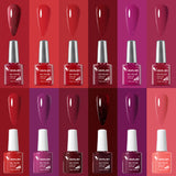 Red Elegance- Gel Polish 12 Colors Set