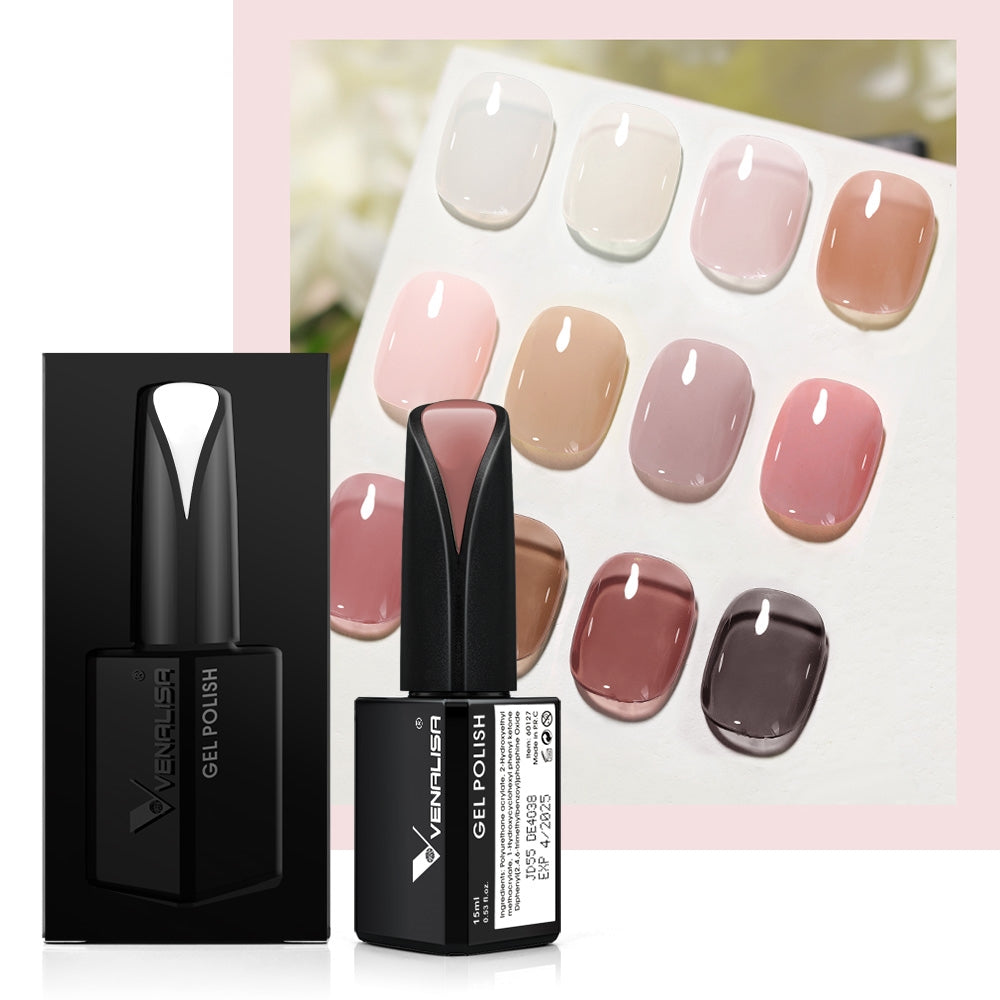 Jelly Transparent Color Gel Polish