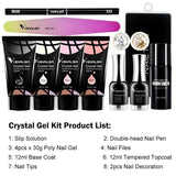 AU31 Crystal Gel Nail Extension Kit - VENALISA