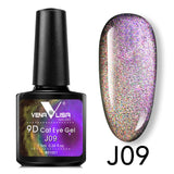 9D Galaxy Cat Eye Gel Polish J09- Venalisa
