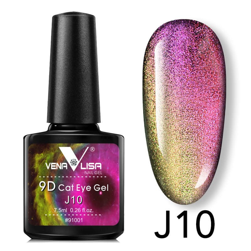 9D Galaxy Cat Eye Gel Polish J10- Venalisa