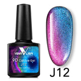 9D Galaxy Cat Eye Gel Polish J12- Venalisa