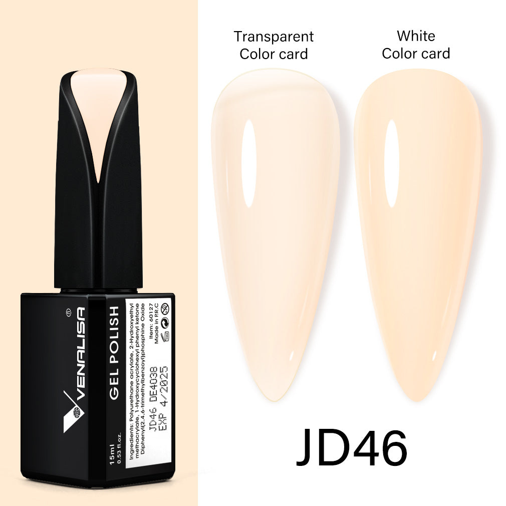 Jelly Transparent Color Gel Polish - JD46