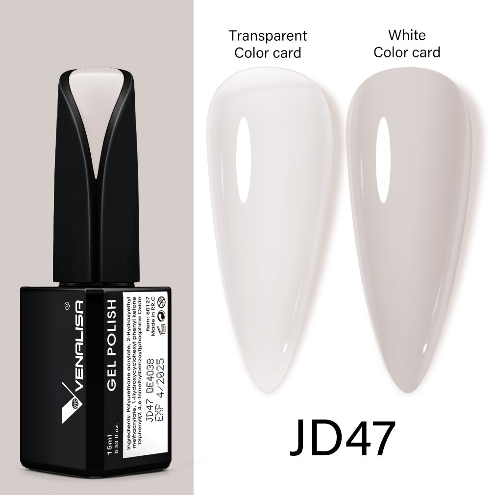 Jelly Transparent Color Gel Polish - JD47