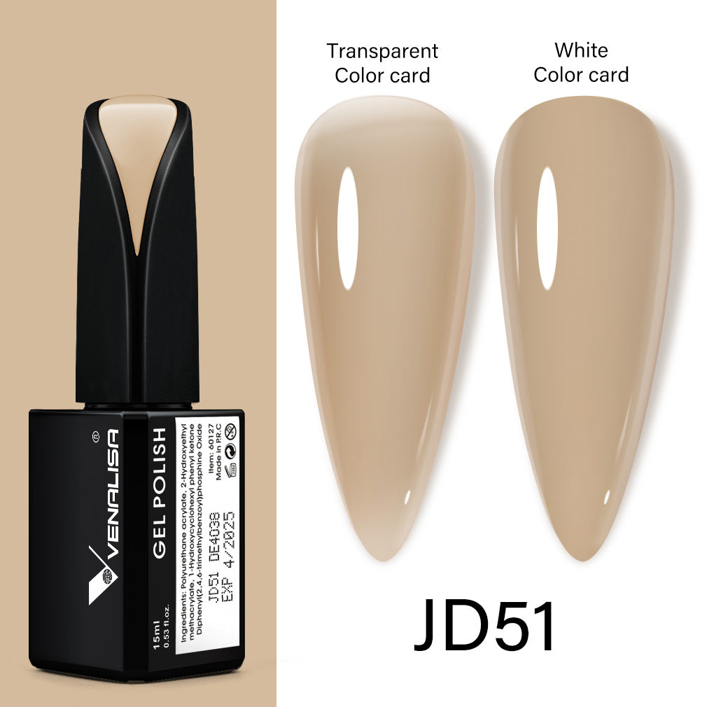 Jelly Transparent Color Gel Polish - JD51