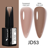 Jelly Transparent Color Gel Polish - JD53