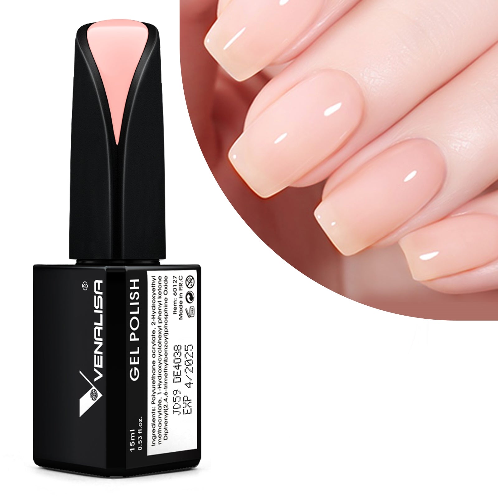 Jelly Transparent Color Gel Polish - 6