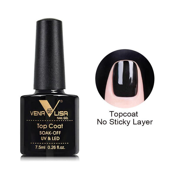 Venalisa No Wipe Gel Top Coat 7.5ml