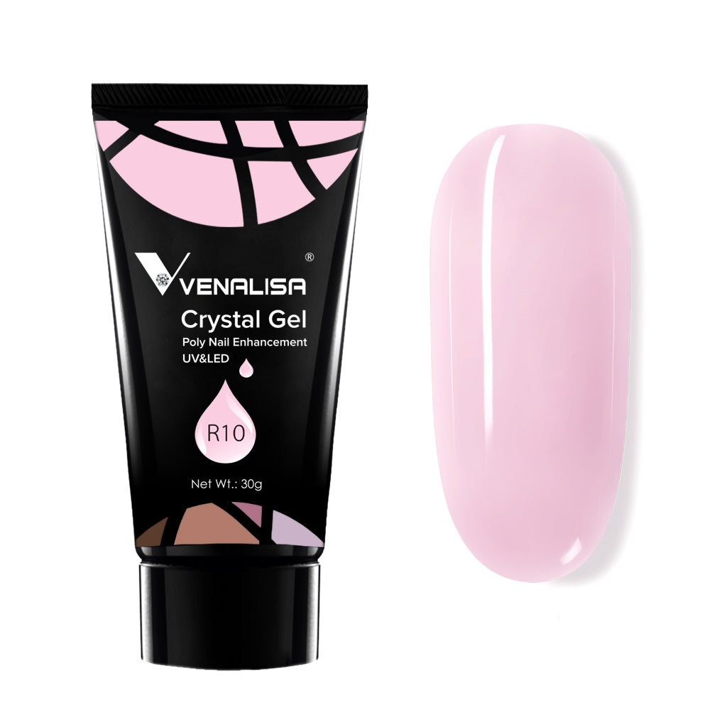 Venalisa Crystal Gel Poly Nail Gel For Nail Extension Color R10