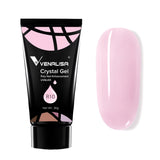 Venalisa Crystal Gel Poly Nail Gel For Nail Extension Color R10