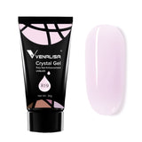 Venalisa Crystal Gel Poly Nail Gel For Nail Extension Color R19