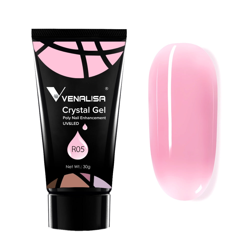 Venalisa Crystal Gel Poly Nail Gel For Nail Extension Color R05