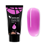 Venalisa Crystal Gel Poly Nail Gel For Nail Extension Color R08