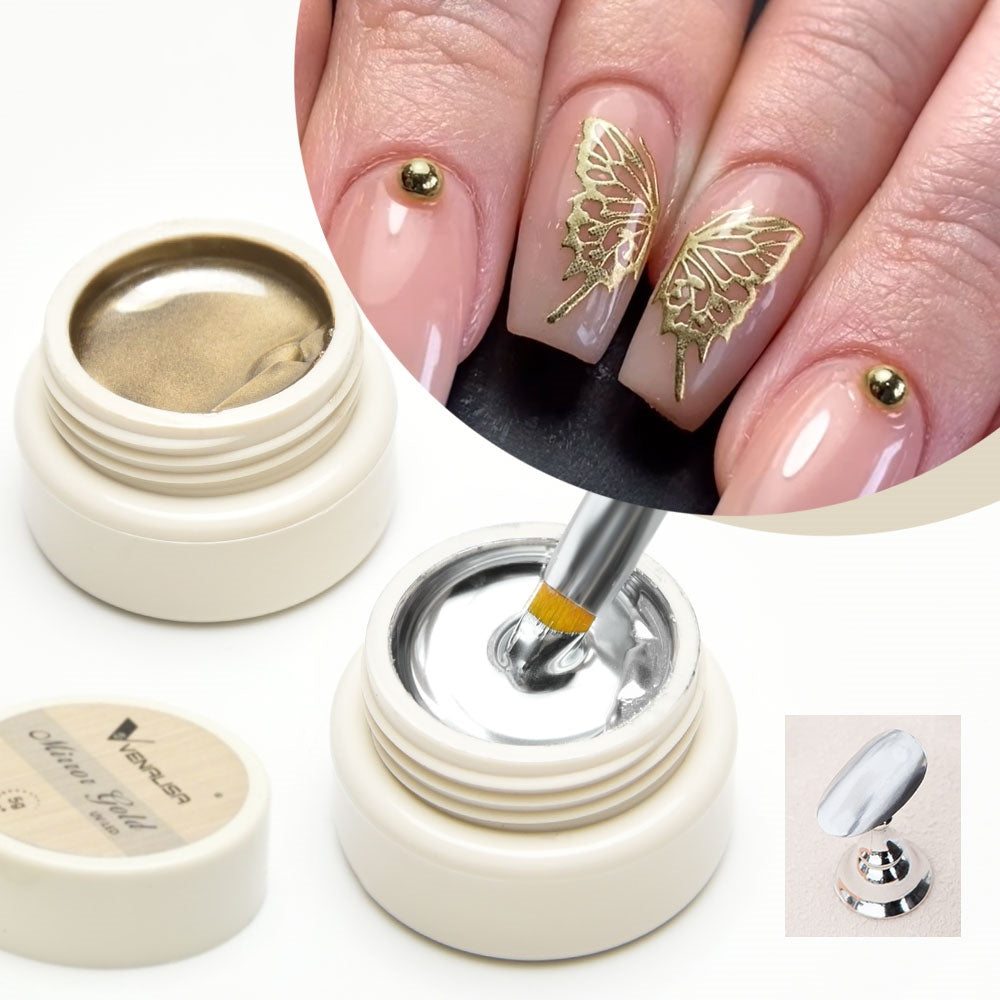 Mirror Silver & Gold Gel 2pcs Set -2