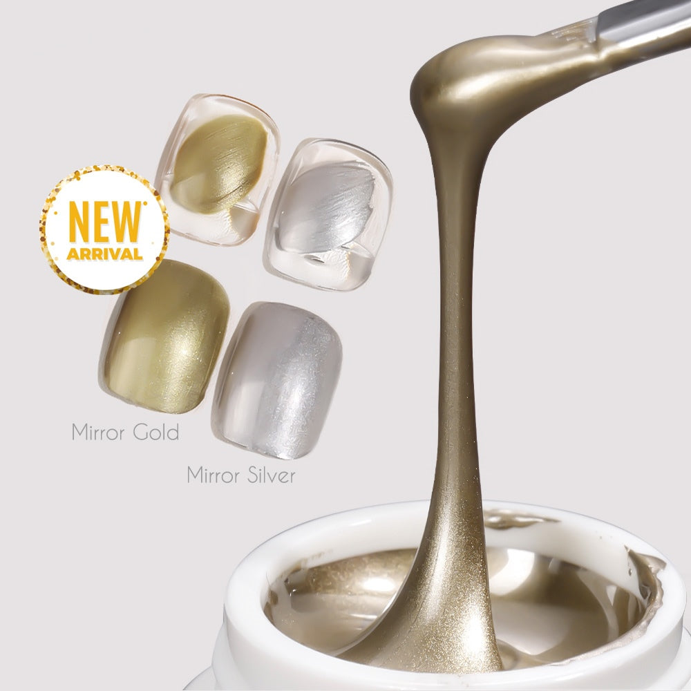 Mirror Silver & Gold Gel 2pcs Set - 6