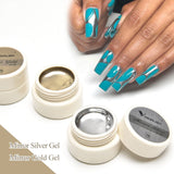 Mirror Silver & Gold Gel 2pcs Set - 7