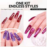 Velvet Cat Eye Gel Polish Set (10ML) TPO Free Hema Free