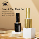 10ML Top & Base Coat Set (2Pcs) TPO Free Hema Free