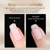 10ML Top & Base Coat Set (2Pcs) TPO Free Hema Free