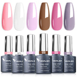 6 Colors Gel Polish Set 7.5ML*6
