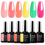 6 Colors Gel Polish Set 7.5ML*6