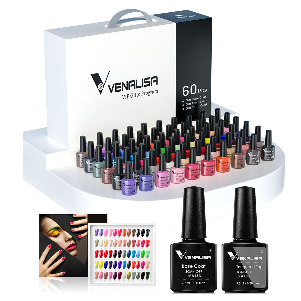 Venalisa VIP Gel Nail Polish Kit 60 Colors Set