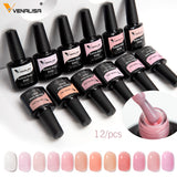 Rubber Base Coat- 12 Colors Set