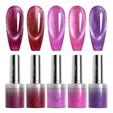 Glitter/ Cat Eye Gel Polish Set TPO Free 5 Colors (10ML)