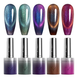 Glitter/ Cat Eye Gel Polish Set TPO Free 5 Colors (10ML)